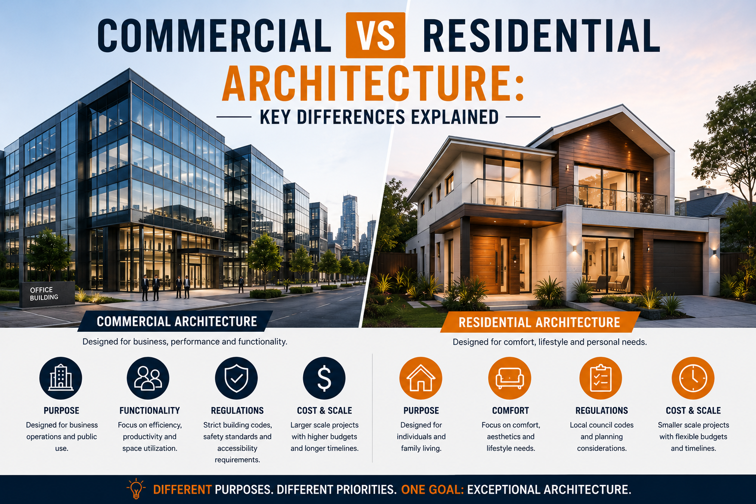 Commercial vs Residential Architecture: Key Differences Explained