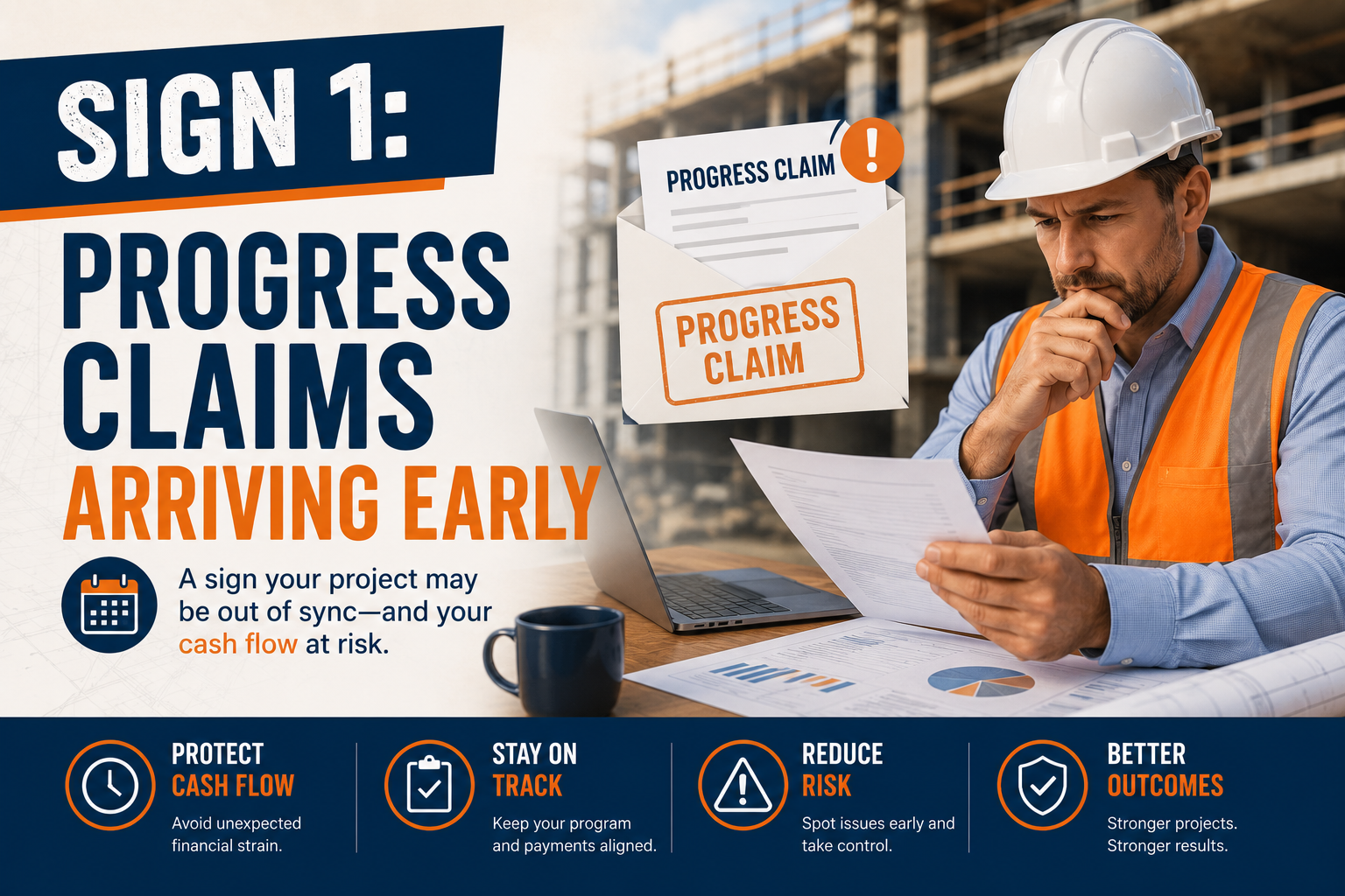 Sign 1: Progress Claims Arriving Early